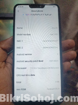 Vivo v9 (Used)